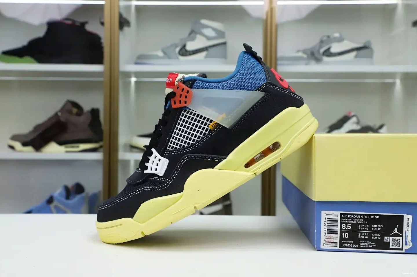4 'OFF X NOIR' AIR JORDAN UNION RETRO LA Kimikick 0518